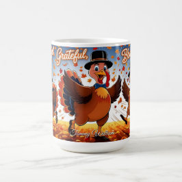 Elegant Happy thanksgiving Turkiet Kaffemugg