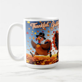 Elegant Happy thanksgiving Turkiet Kaffemugg