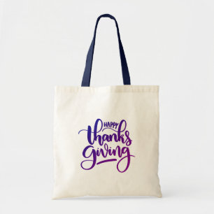 Elegant Happy thanksgiving Typografi Tygkasse