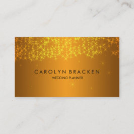 Elegant härlig guld- Sparkling visitkort