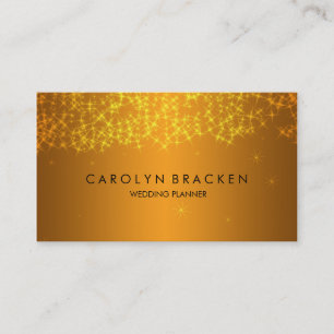 Elegant härlig guld- Sparkling visitkort