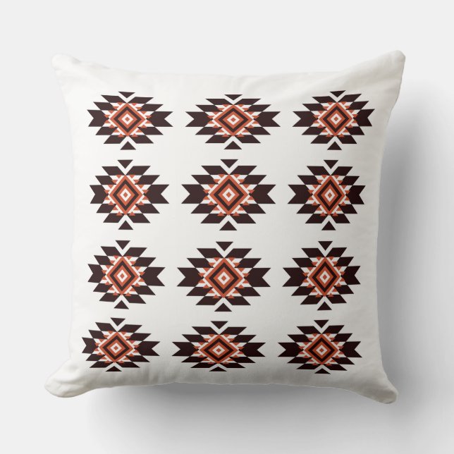 Elegant Harmony: Kinesisk-Inspired Square Pillow" Kudde (Framsida)