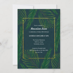 Elegant Hawaiian Luau-inbjudan Inbjudningar