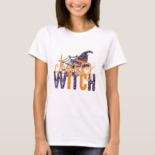Elegant Häxa - Halloween T Shirt