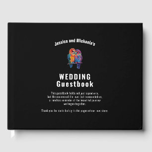 Elegant 🌈 HBT-personers inre enhet bröllop Gästböcker