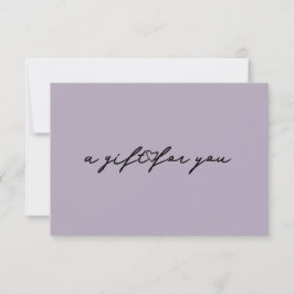 Elegant Heart Beauty Presentkort Muted Certificate Inbjudningar