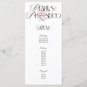 Elegant Heart Pearls Prosecco Bubly Möhippa Meny