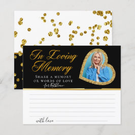 Elegant Heart Photo  ett minneskort