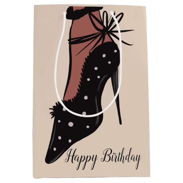 Elegant Heel Beauty Fashionista Birthday (Framsidan)