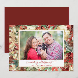 Elegant Helgdag - Blommigt - julfoto