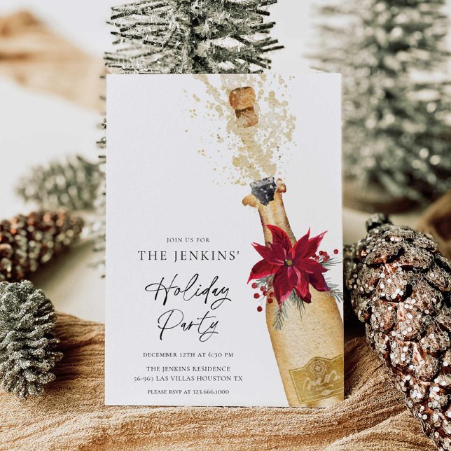 Elegant Helgdag Cocktail Party Inbjudningar (Elegant Cocktail Holiday Party Invite)