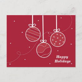 Elegant Helgdag Ornaments Helg Vykort