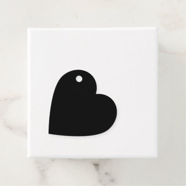 Elegant Helsvart Gåvor Etiketter (På plats)