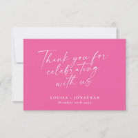 Elegant het rosenk Trendy Script Anpassad Bröllop