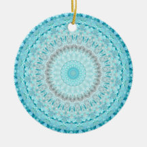 Elegant Himlar Blue Crystal Mandala