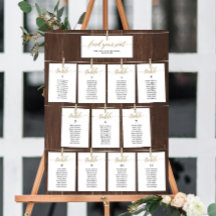 Elegant Hitta Din Plats Bröllopsplatskort
