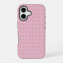 Elegant hjärtmönster Rosa telefon / iPad-fodral