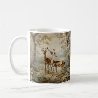 Elegant Hjort Antique Woodland Wildlife Kaffemugg