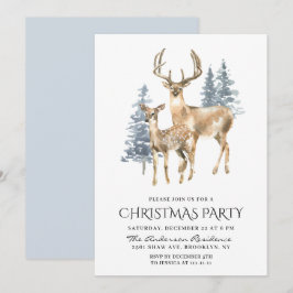Elegant Hjort Träd Helgdag jul Party i Gräs Inbjudningar