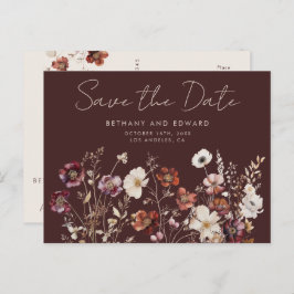 Elegant höftbröllop Spara datum Vykort