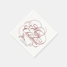 Elegant Holly God jul Pappersservett