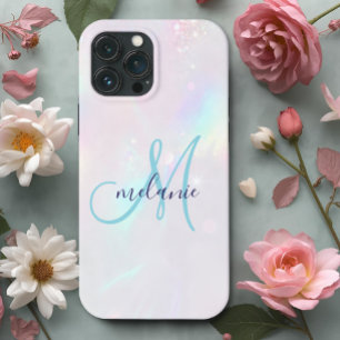 Elegant Holografisk Iridescent Monogram