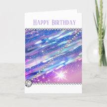 Elegant Holografiskt och diagonalt gratulationskor