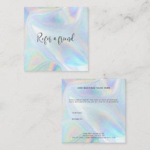 Elegant HoloGraph Business Script Rabattkort
