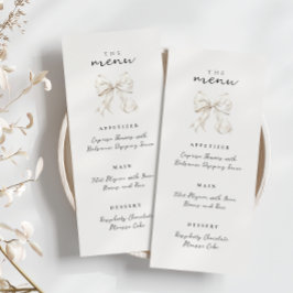 Elegant Hon Gifter sig Bow Möhippa Meny