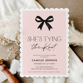 Elegant Hon Gifter sig Möhippa Inbjudningar