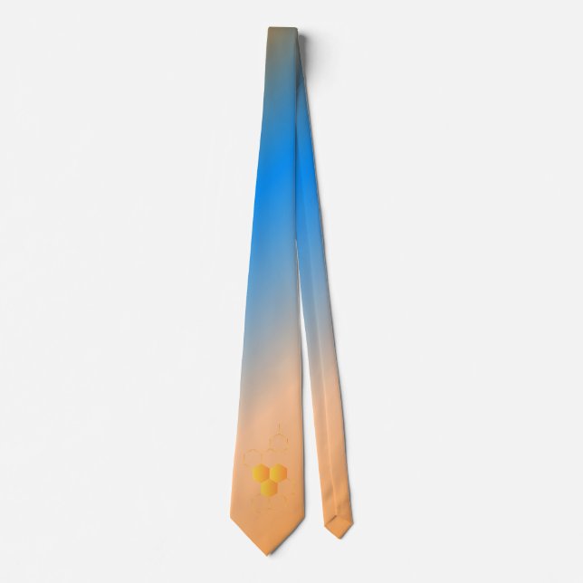 Elegant Honeycomb Gradient Tie Slips (Framsida)