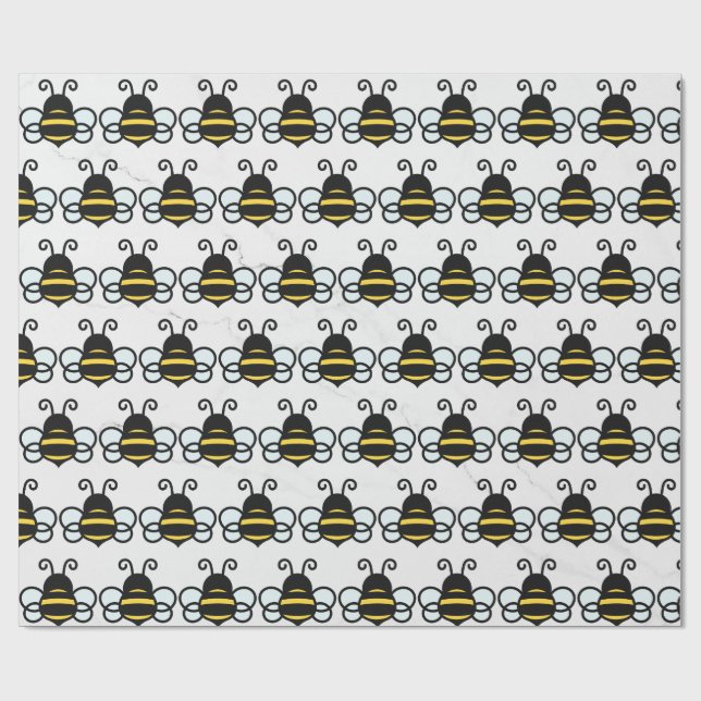 Elegant honungsaffärspappersinslagning presentpapper (Platt)