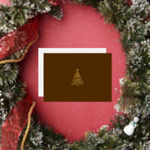 Elegant horisontell julgran