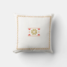 Elegant hörndesign fyrkantig kudde | Minimalistisk