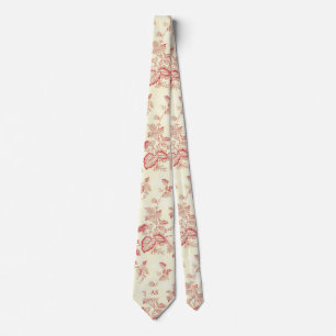 Elegant, hörnens röda strängar Monogram för Blom Slips