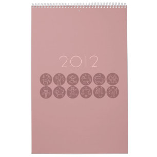 Elegant horoskopkalender kalender