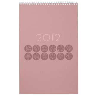 Elegant horoskopkalender kalender