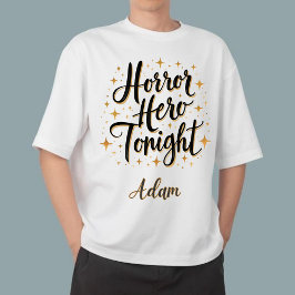 Elegant "Horror Hero night" Namn Halloween Lång Ärmad Tröja