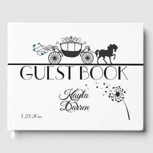 Elegant Horse & Buggy Bröllop Gästböcker