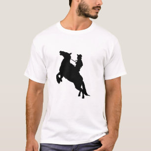 Elegant Horse Riding Western Cowboy T Shirt