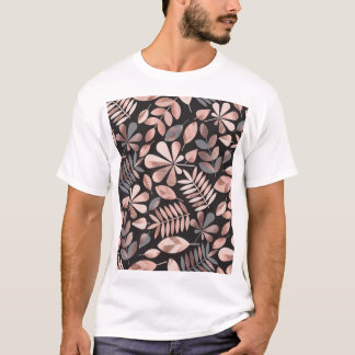 Elegant Höst löv: Pastellgeometri T Shirt