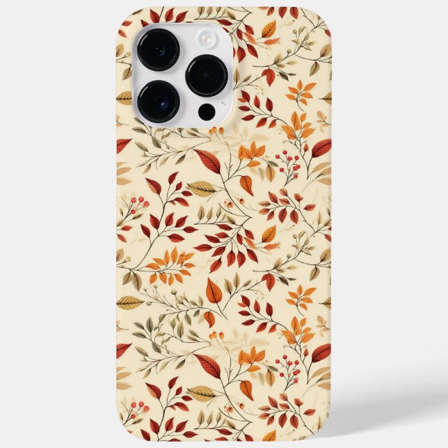 Elegant höstblommig mönster (Baksida)