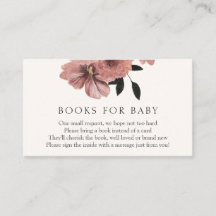 Elegant Hösten Blommigt Bokar för Baby inmatningsk Tilläggskort