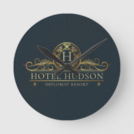 Elegant Hotel Resort Business Rund Klocka