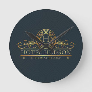 Elegant Hotel Resort Business Rund Klocka