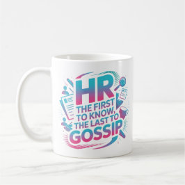 Elegant HR-citat-mugg för proffs Kaffemugg
