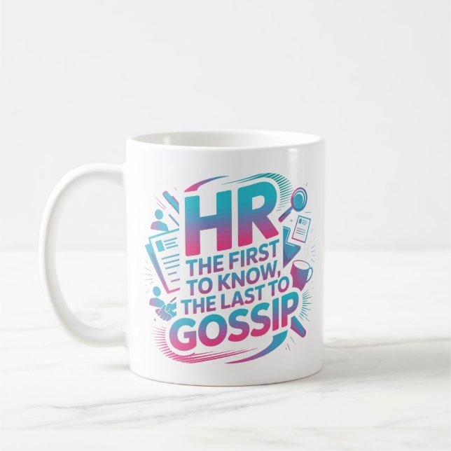 Elegant HR Quote Mug for Professionals Kaffemugg (Vänster)