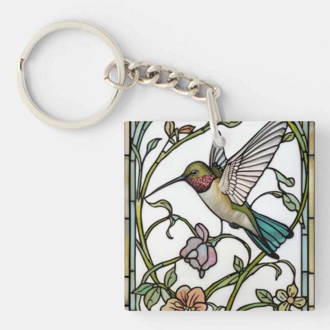 Elegant hummingbird artwork botanical boho chic (Framsidan)