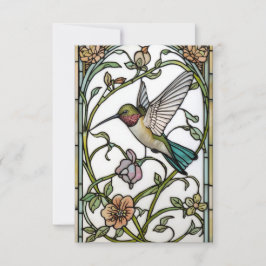 Elegant hummingbird artwork botanical boho chic tack kort