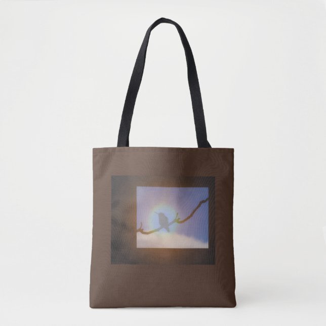 Elegant Hummingbird Modern Simple Tote Tygkasse (Framsida)